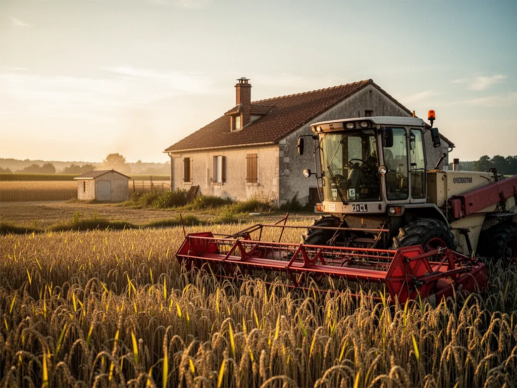 Schéma d'une installation d'alimentation en eau domestique avec compteur, canalisations, robinets et raccords, posé sur un